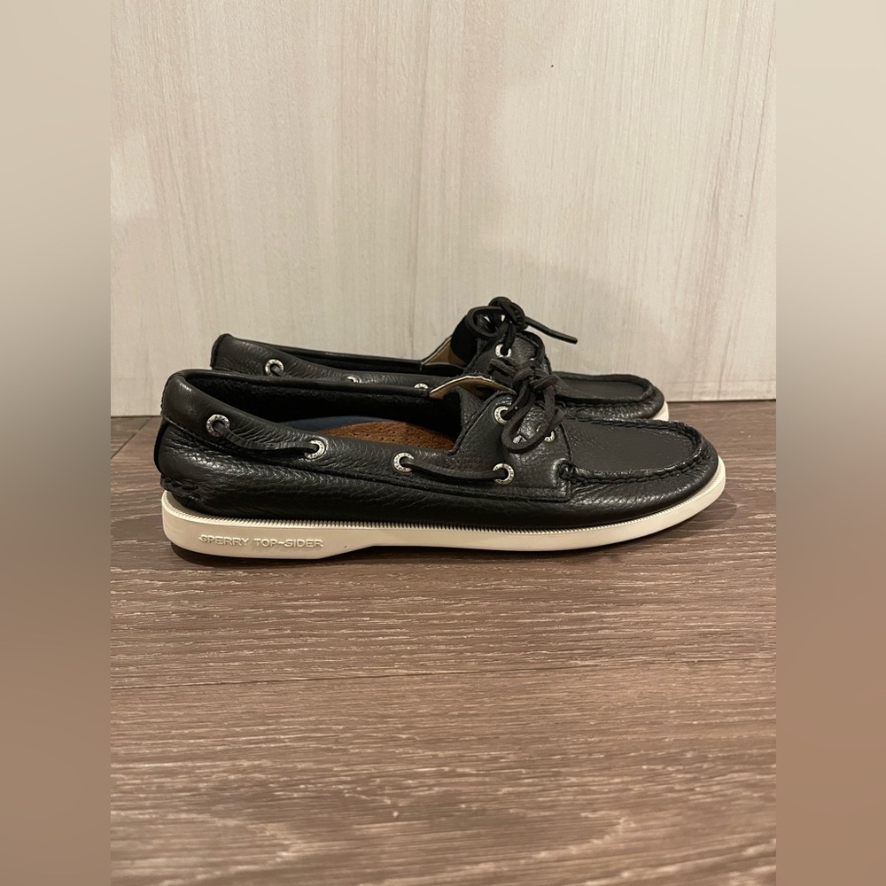 Sperry Top-Sider Authentic Original Boat Shoe Women's- Black